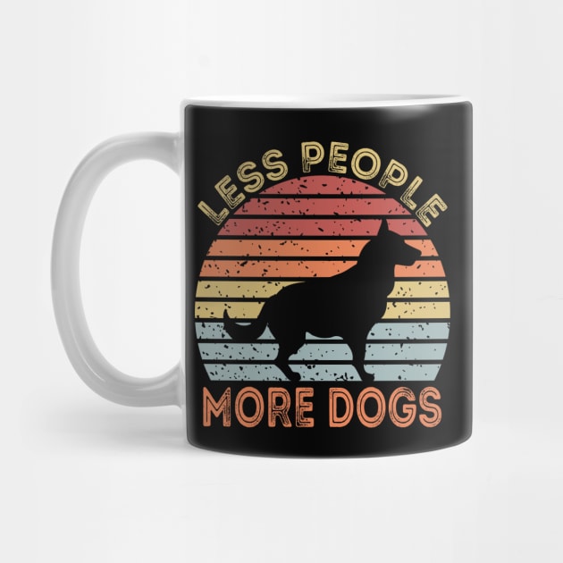 Less People More Dogs by DragonTees